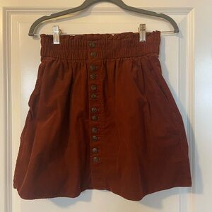 Corduroy madewell skirt
